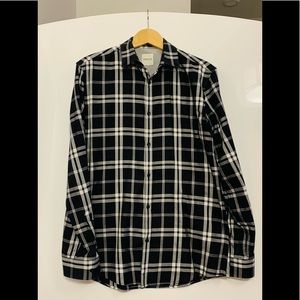 Premium Jack and Jones  black/white dress shirt Medium